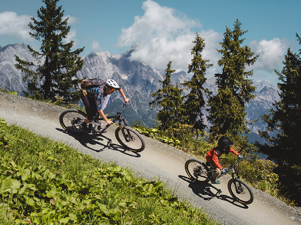 trails in saalbach