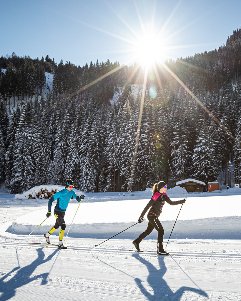 langlaufen in saalbach, cross-country skiing in saalbach